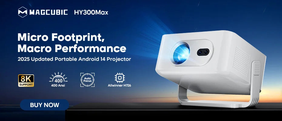 Slanova™ HY300 Pro Smart Projector