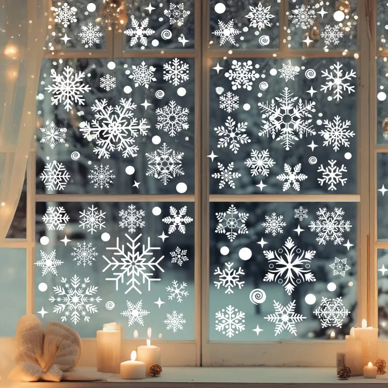 Slanova™ Snowflake Window Stickers