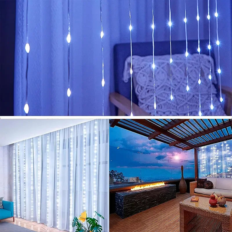 Slanova™ LED Curtain String Lights