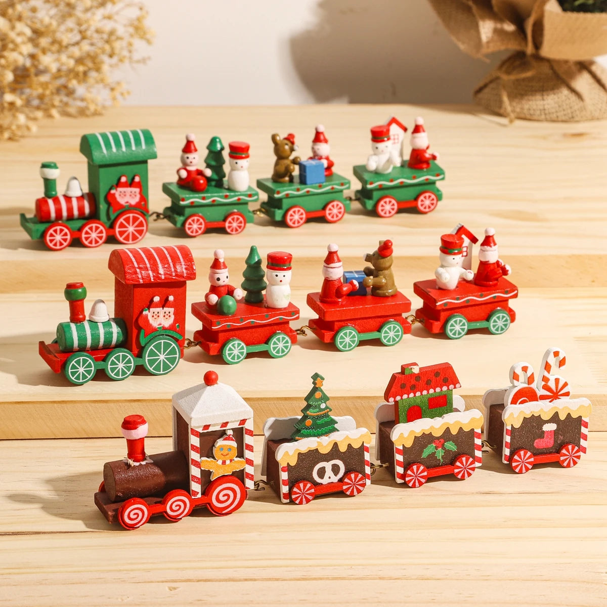 Slanova™ Christmas Train Decoration Set