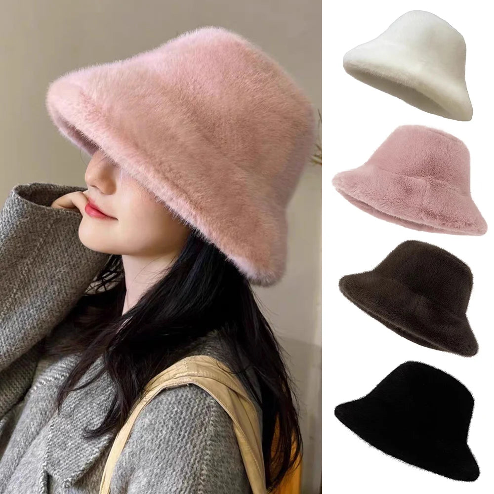 Slanova™ Fluffy Windroof Hat for Women