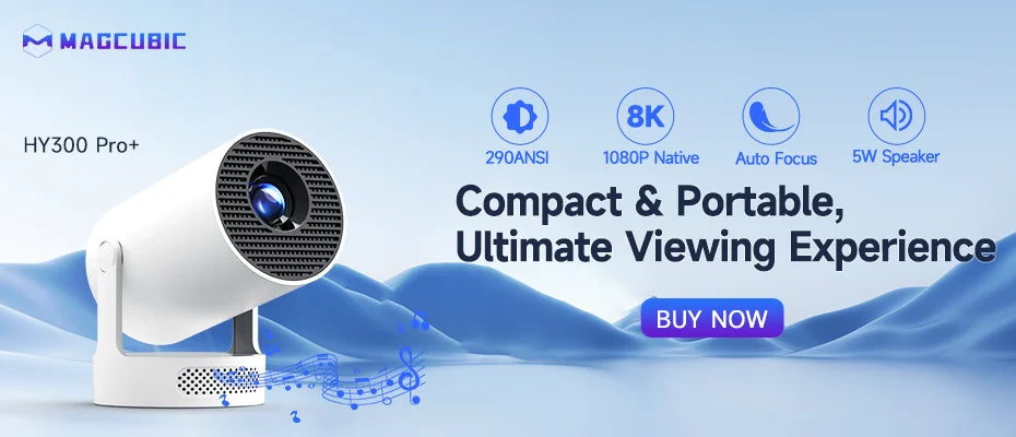 Slanova™ HY300 Pro Smart Projector