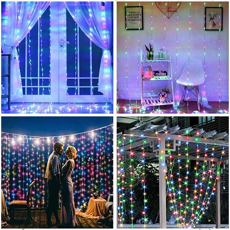 Slanova™ LED Curtain String Lights