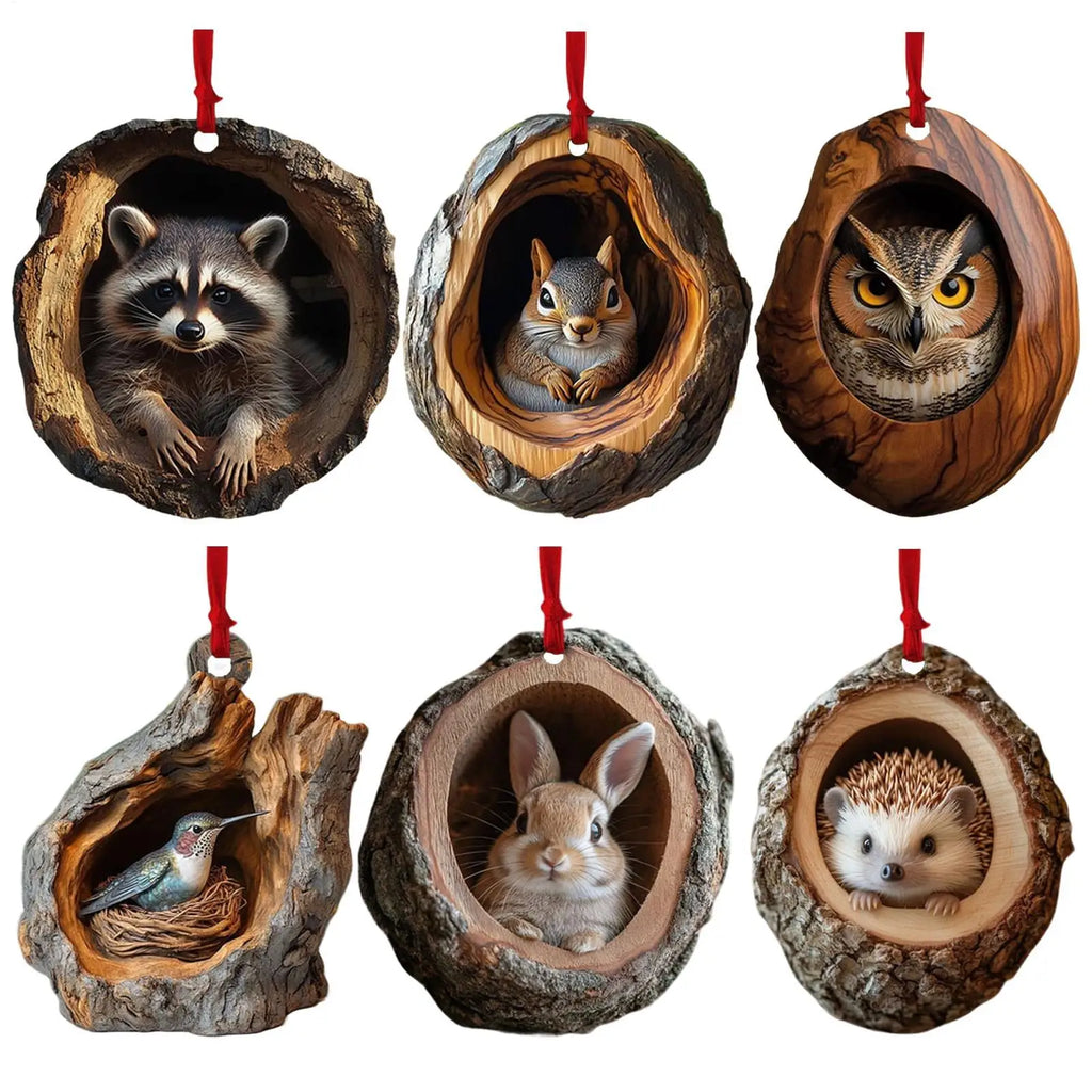 Slanova™  Acrylic Animal Tree Ornaments