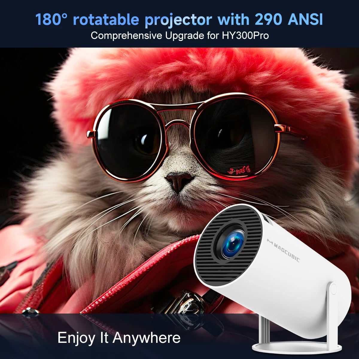 Slanova™ HY300 Pro Smart Projector