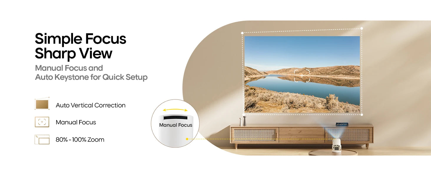 Slanova™ HY300 Pro Smart Projector