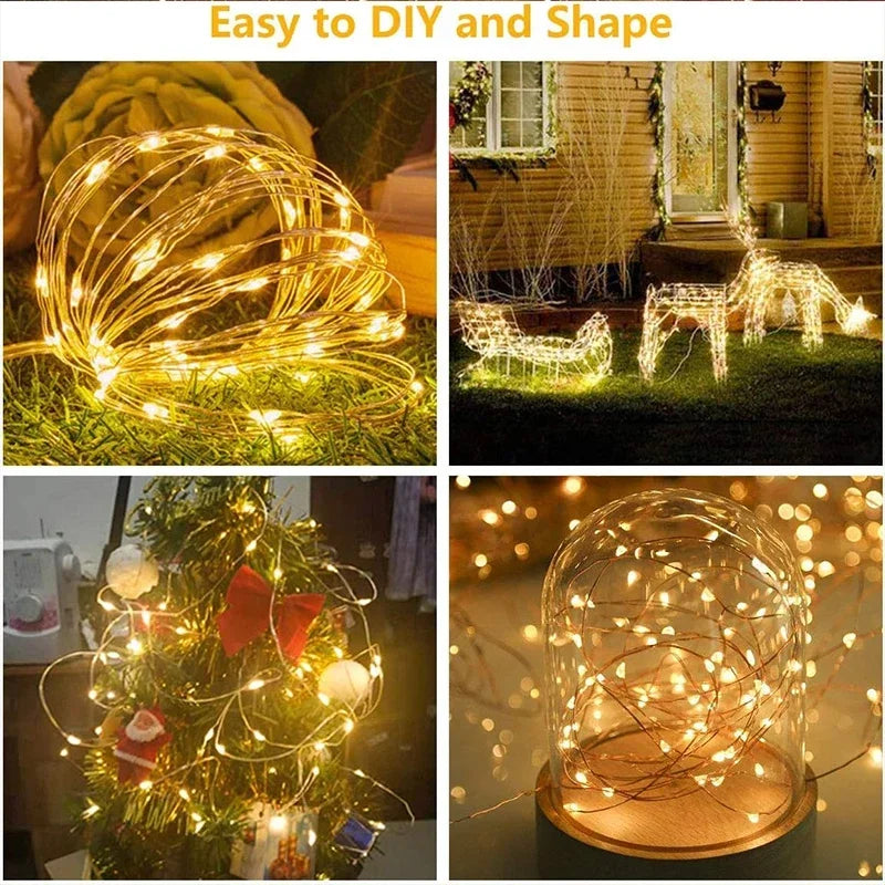 Slanova™ LED Curtain String Lights