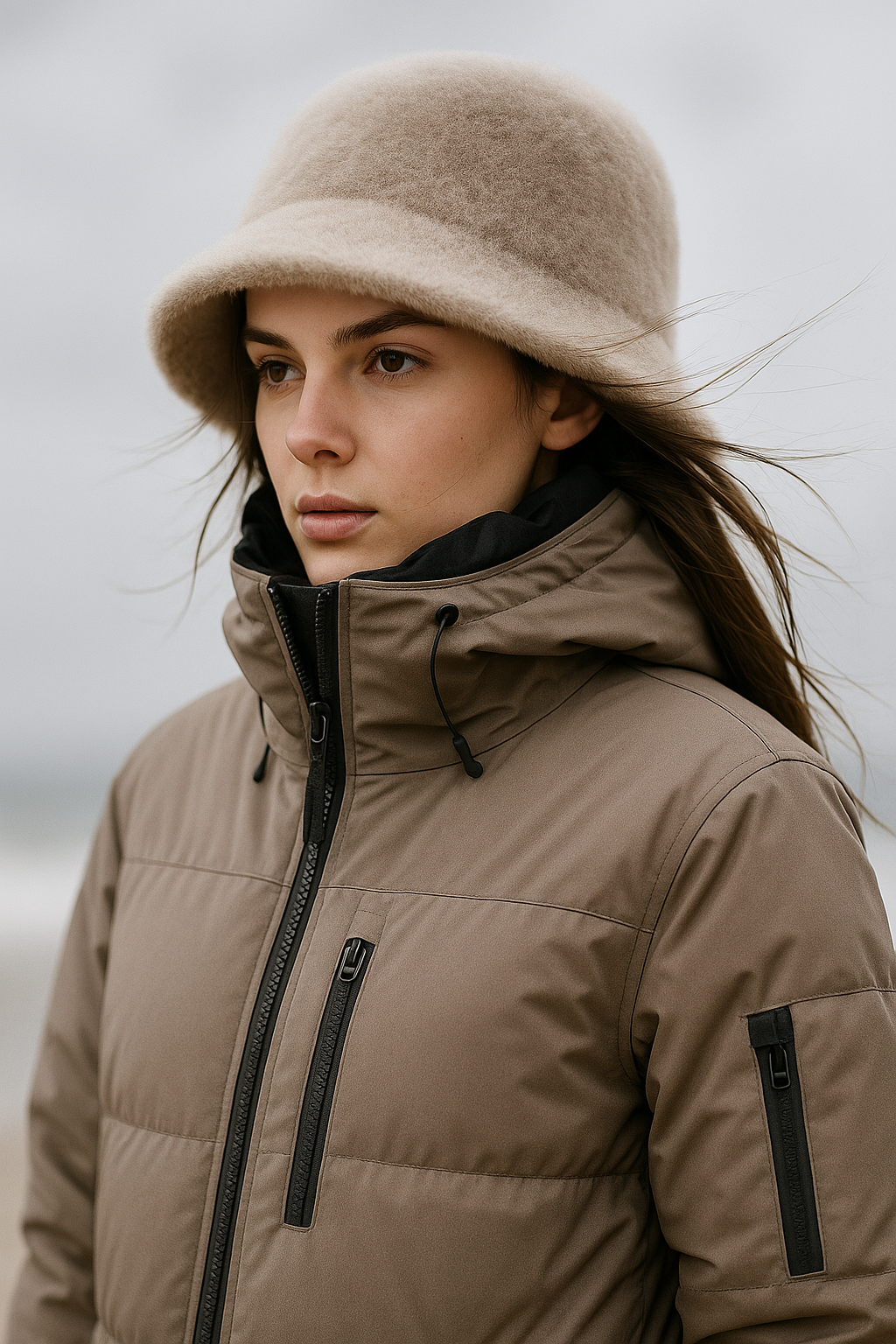 Slanova™ Fluffy Windroof Hat for Women