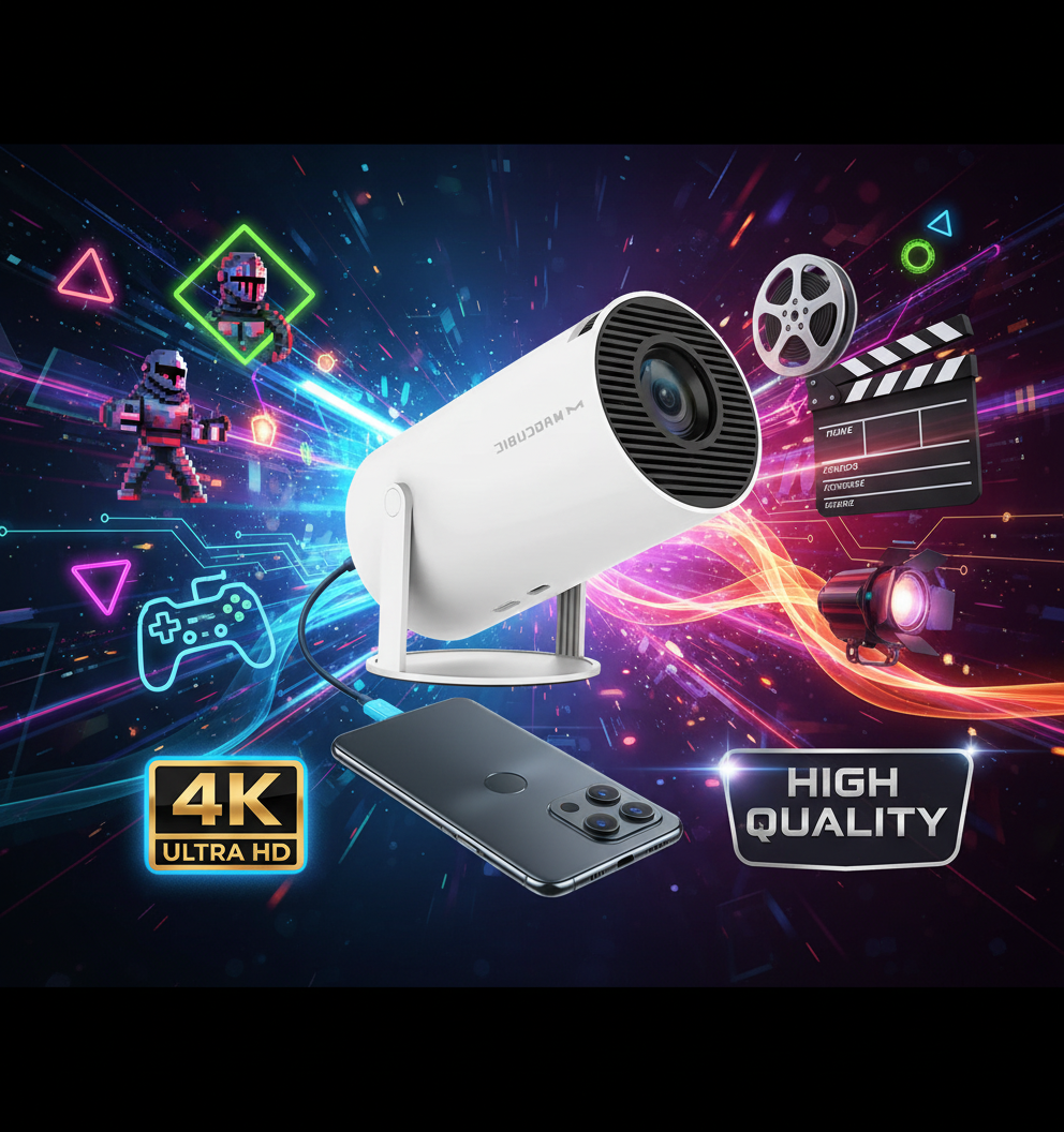 Slanova™ HY300 Pro Smart Projector